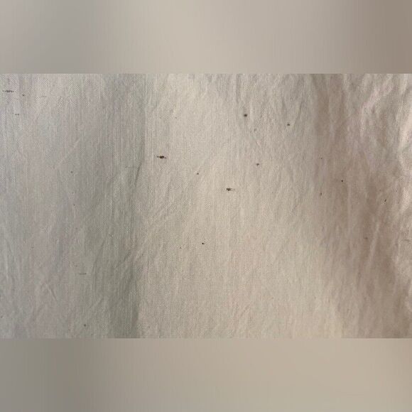 Vintage Table Runner Linen Cream Embroidered Birds Flowers Lace 25x18” - Picture 4 of 6